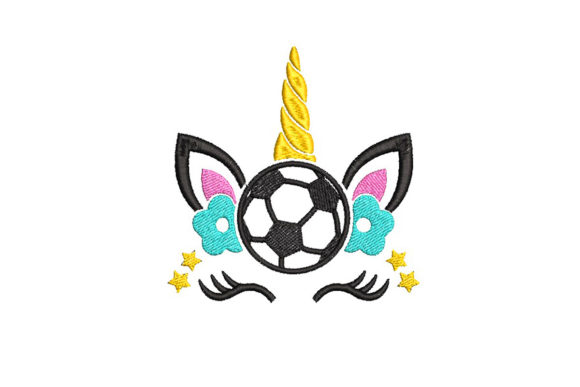 Unicorn with a Soccer Ball Embroidery Review