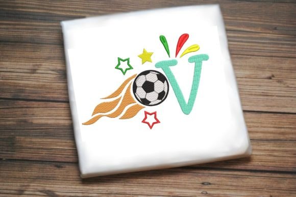 V Letter Soccer Ball Alphabet Review